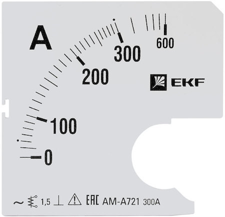 s-a721-300 Шкала сменная для A721 300/5А-1,5 EKF PROxima