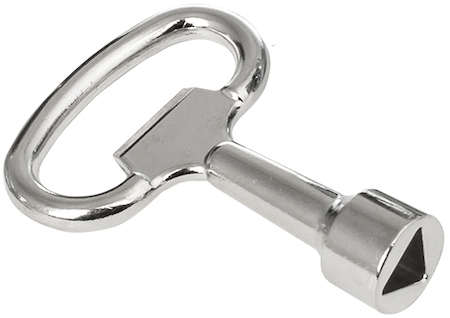 key-3 Ключ для замка треугольник (для замков IP54) EKF PROxima