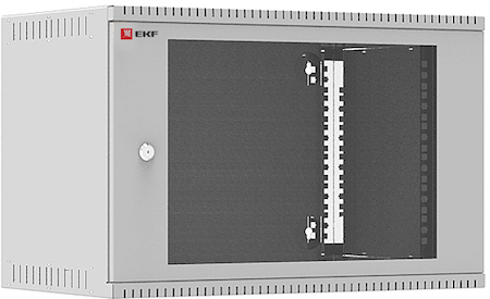 ITB6G350E Шкаф телекоммуникационный настенный 6U (600х350) дверь стекло, Astra E серия EKF PROxima