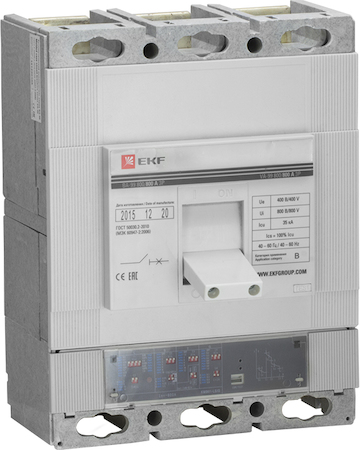 mccb99-800-800e Выключатель автоматический ВА-99  800/ 800А 3P 35кА с электронным расцепителем EKF PROxima