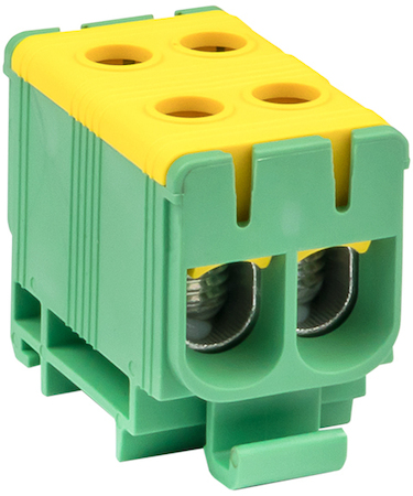 plc-kvs2-16-50-y-green Клемма силовая вводная двойная КСВ 16-50 желто-зеленая EKF PROxima