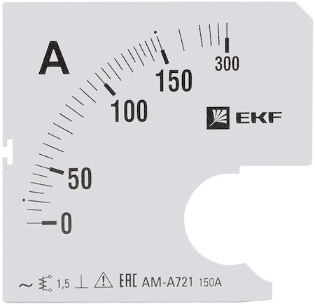 s-a721-150 Шкала сменная для A721 150/5А-1,5 EKF PROxima