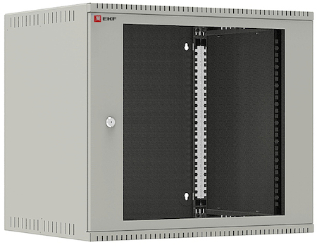 ITB9G450E Шкаф телекоммуникационный настенный 9U (600х450) дверь стекло, Astra E серия EKF PROxima