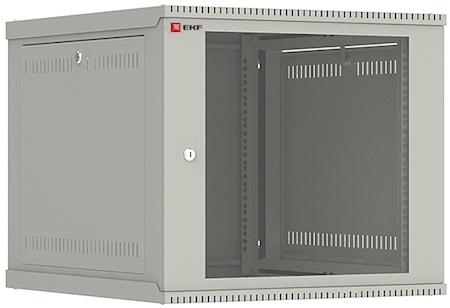 ITB9G650DE Шкаф телекоммуникационный настенный разборный 9U (600х650) дверь стекло, Astra E серия EKF PROxima