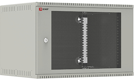 ITB6G450E Шкаф телекоммуникационный настенный 6U (600х450) дверь стекло, Astra E серия EKF PROxima