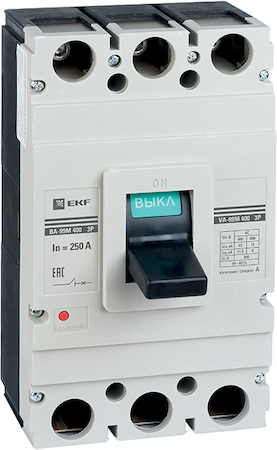 mccb99-400-400m Выключатель автоматический ВА-99М  400/400А 3P 42кА EKF PROxima