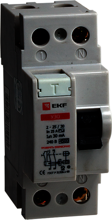 elcb-2-100-30-em Устройство защитного отключения УЗО 2P 100А/30мА (электромеханическое) EKF