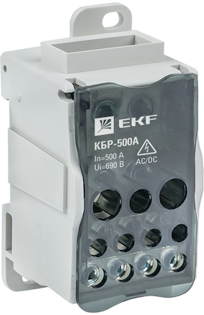 plc-kbr500 Блок распределительный КБР на DIN-рейку и монтажную панель 500A EKF PROxima
