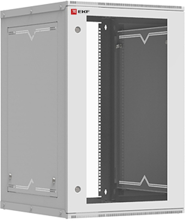 ITB18G650D Шкаф телекоммуникационный настенный разборный 18U (600х650) дверь стекло, Astra серия EKF PROxima