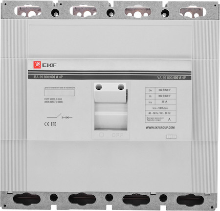mccb99-800-500-4p Выключатель автоматический ВА-99 800/500А 4P 35кА EKF PROxima