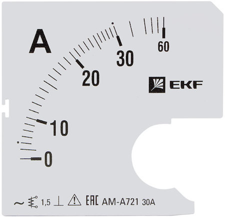 s-a721-30 Шкала сменная для A721 30/5А-1,5 EKF PROxima