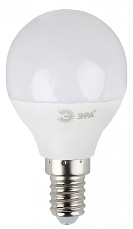 ERA Б0026315 LED P45-7W-827-E14 Лампа ЭРА LED smd P45-7w-827-E14