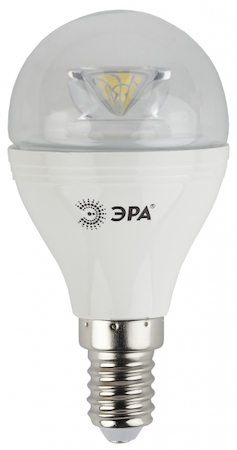 ERA Б0017241 LED P45-7W-827-E14-Clear Лампа ЭРА LED smd P45-7w-827-E14-Clear