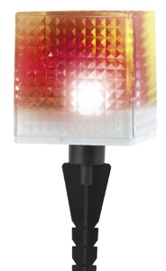 ERA Б0016247 SL-PL20-СUB Садовые фонари ЭРА Садовый светильник на солнечной батарее, пластик, прозрачный, черный, 20 см