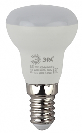 ERA Б0020555 LED R39-4W-840-E14 Лампа ЭРА LED smd R39-4w-840-E14..