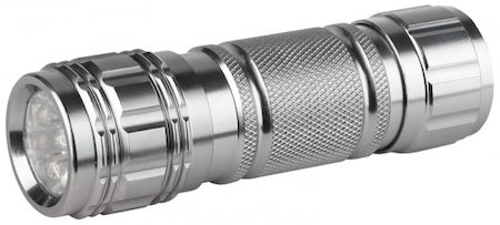 ERA B4114 Фонарь светодиодный 9LED SD9 3xAAA алюминиевый корпус ЭРА