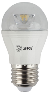 ERA Б0017243 LED P45-7W-827-E27-Clear Лампа ЭРА LED smd P45-7w-827-E27-Clear