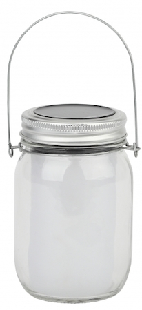 ERA Б0032580 SL-GL14-JAR-3 Садовые фонари ЭРА Садовый светильник на солнечной батарее, стекло, металл, прозрачный, 13,5 см