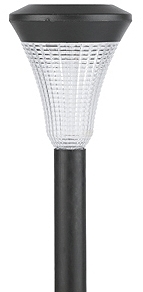 ERA Б0007507 SL-PL31 Садовые фонари ЭРА Садовый светильник на солнечной батарее, пластик, черный, 31 см