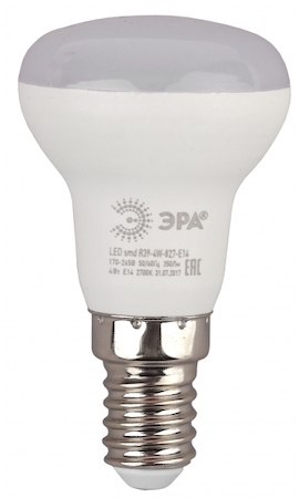 ERA Б0028491 LED R39-4W-827-E14 Лампа ЭРА LED smd R39-4w-827-E14..