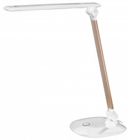 ERA Б0028436 NLED-456-10W-W-G НастСвет ЭРА NLED-456-10W-W-G белый с золотом наст.светильник