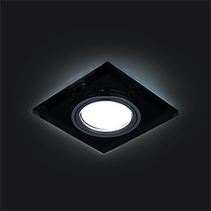 Светильник Gauss Backlight BL060 Квадрат. Графит/Хром, Gu5.3, LED 4100K 1/40