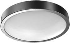 941421112 Светильник светодиодный Gauss LED 12W IP20 2700К круглый серебро 1/5 (кольцо серебро)