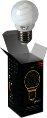 232109 Энергосбер. лампа Gauss Globe 9W 2700K E27 1/10/50