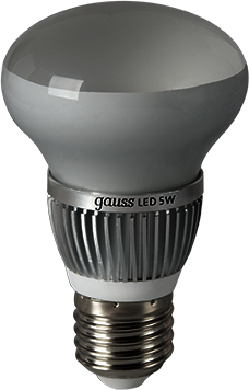 EB106102205 Лампа Gauss LED R63 E27 5W 4100K FROST 1/10/100