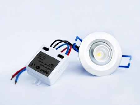 HF102009 Свет-к Gauss LED  Downlight 1x3W 4100K (61x71 mm) 1/50