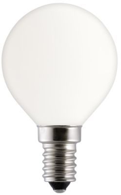 General Electric 19793 GE Лампа накаливания шар 60W E14 матовая (60D1/FR)