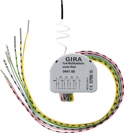 Gira 044100 Радио-передатчик универсальный 4-канальный