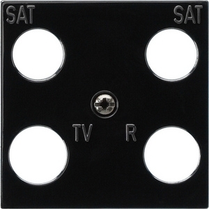 Gira 025810 Панель 50*50 мм для 4 канальной антенной розетки EVU 02/F (Hirschmann)