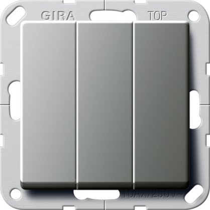 Gira 283220 Клав выключатель Перекл. 3-клавишный