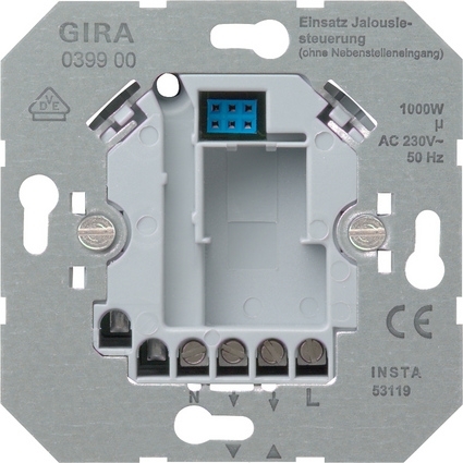 Gira 039900 Механизм управления жалюзи без выхода для дополнительных приборов