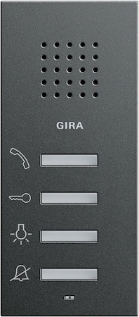 Gira 125028 Квартирная станция наклад. монтажа с переговорным устройством