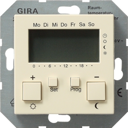 Gira 237001 Термостат 230V с таймером  и функцией охлаждения