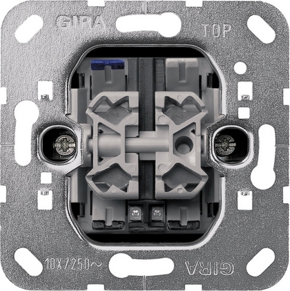 Gira 014500 Выключатель двухклавишный с контрольной подсветкой