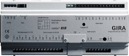 Gira 053100 4-канальный аудиораспределитель KNX-EIB