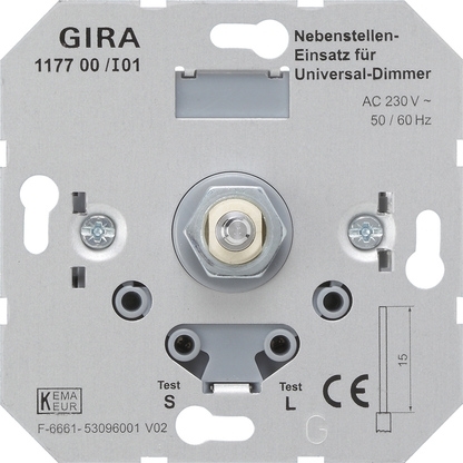 Gira 117700 Механизм дополнительного устройства для светорегуляторов