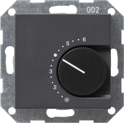 Gira 039728 Терморегулятор с переключающим контактом на 24V/10 (4)A