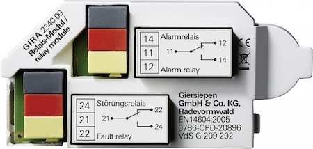 Gira 234000 Relaismodule rookmelder dual/VdS Rookmelder