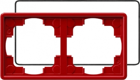 Gira 025243 Рамка двойная с уплотнительной вставкой