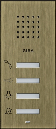 Gira 1250603 Квартирная станция наклад. монтажа с переговорным устройством