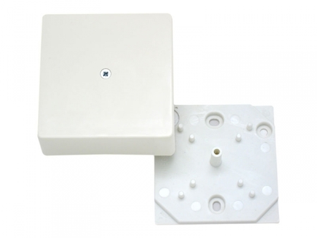Фото Hegel Коробка разветвительная д/откр установки без клеммника, белый, размер 75x75x30, IP20