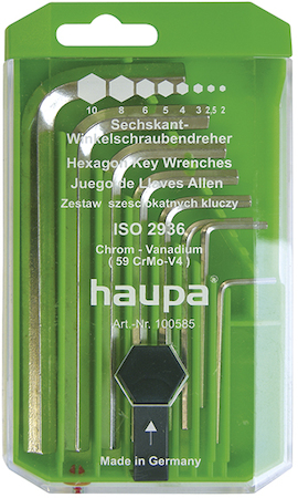 Haupa 100585 Allen key set 8-piece  WS  2-10
