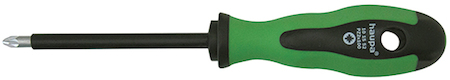 Haupa 101550 2-component screwdriver  PZ 1 insulated