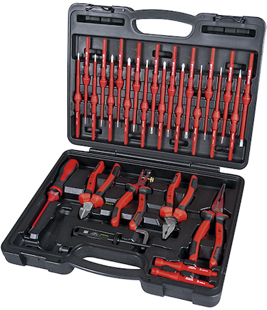 Haupa 102052 VDE screwdriver set interchangeable blades profi II