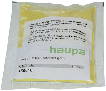Haupa 150018 Calk for impact cord roller yellow