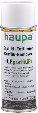 Haupa 170110 Graffiti Remover "HUPgraffitiEx" aerosol 400ml